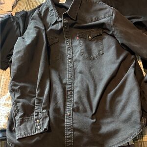 Levi's Charcoal Denim Shirt